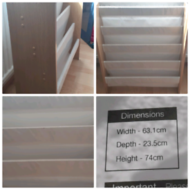 argos sling bookcase